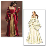patron couture robe medievale