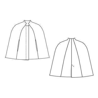 modèle couture cape