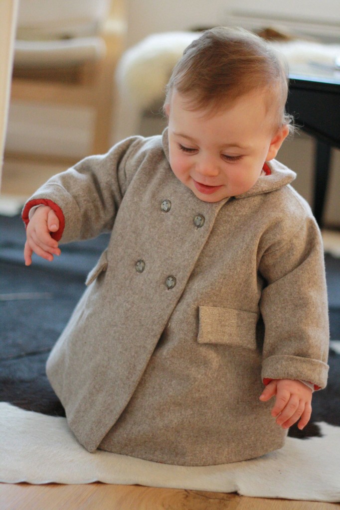 patron couture manteau bébé fille