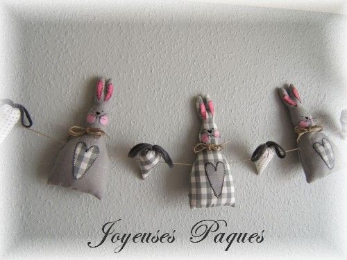 tuto couture lapin paques