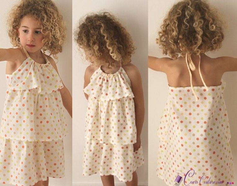 couture facile robe fille